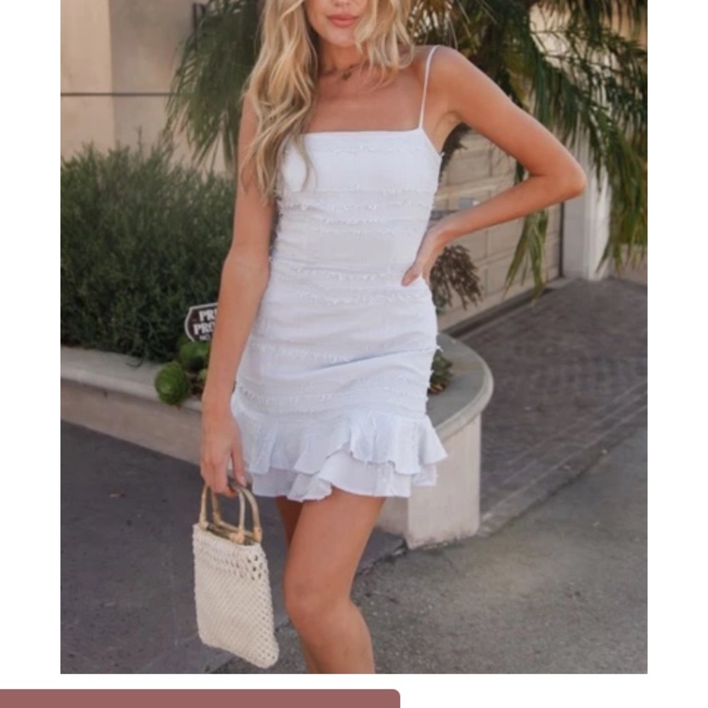 Baby blue mini Dress